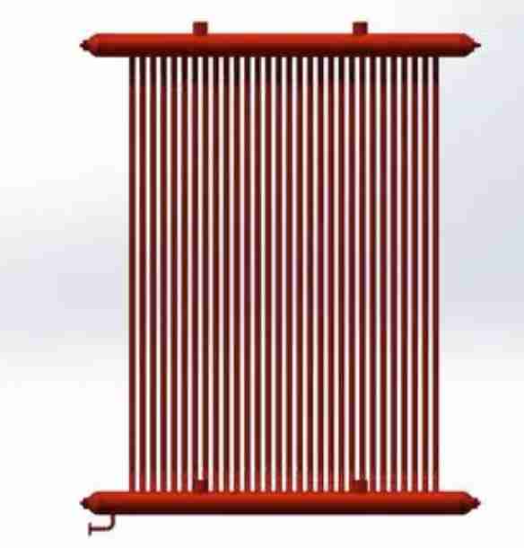 Finned tube water walls